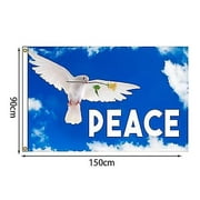 Evago Peace Flag, Peace Dove World Peace Sign Symbol Flag For Patio Lawn Home Outdoor Dcor