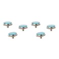thumbnail image 4 of Justharion 3pcs Alloy Performance High Compatibility Finger Buttons For Trumpet Valves Parts No Tool Required 3pcs blue turquoise 2Set, 4 of 6