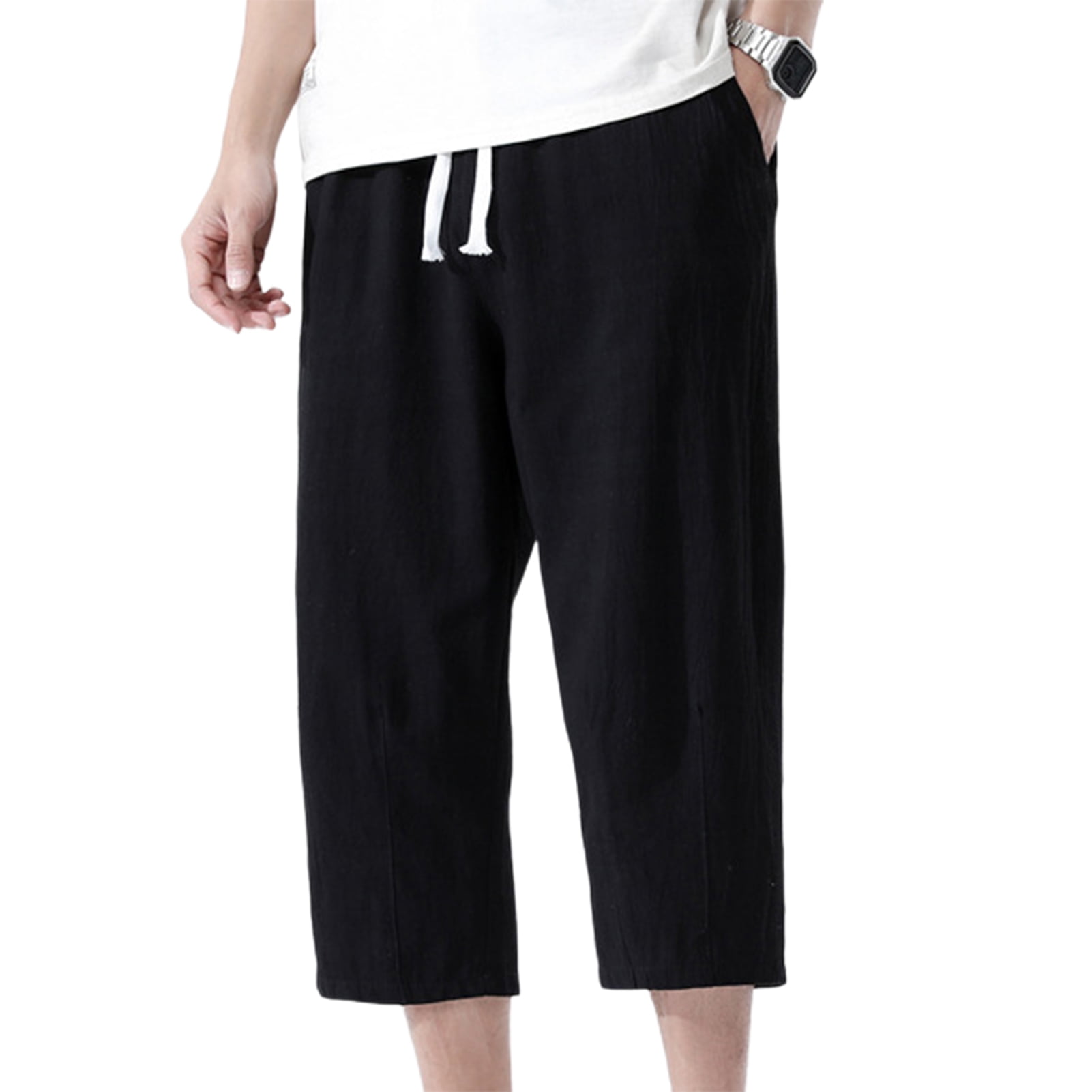 Wide Leg Athletic Capri Pants