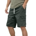thumbnail image 1 of WILLBEST Pantalones Cortos Cargo para Hombre, Pantalones Cortos de Trabajo con Cordón de Moda Urbana para Hombre, Pantalones Cortos de Calle para Hombre, Pantalones Geniales y de Moda., 1 of 4