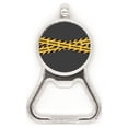 thumbnail image 1 of Logo advertencia Acero inoxidable Metal cerveza tapa sacacorchos, 1 of 3