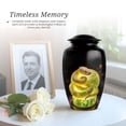 thumbnail image 6 of Snake black Urn for Human Ashes Adults - 1 large Urns for Human Ashes Male & Female - Memorial Cremation Urns for Man & Woman - set of 4 small keepsake urns mother, 10 Inch, 6 of 7