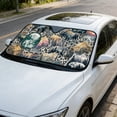 thumbnail image 5 of Windshield Sunshade for Car Foldable Windshield Sun Shade Suitable Protects Interior Accessories Sun Shade Snow Mountain, 5 of 5