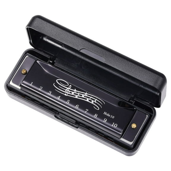 SIEYIO Harmonica 10 Holes 20 Tones Diatonic Harp Key of C Blues-Jazz Mouth Organ Harp