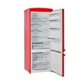 thumbnail image 2 of Unique 455L Candy Apple Red Bottom Mount Refrigerator, 2 of 18