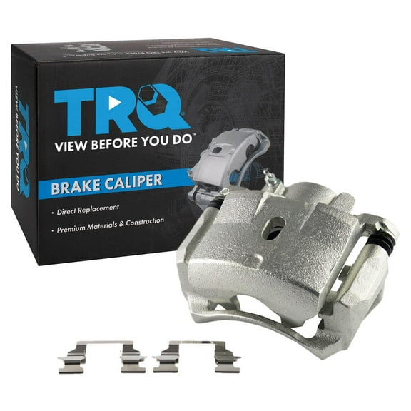 TRQ Front Left Brake Caliper w/Bracket Drivers Side Compatible with 2006-2011 Chevrolet HHR 2004-2008 Malibu 2006-2007 Pontiac G6 2007-2008 Saturn Sky