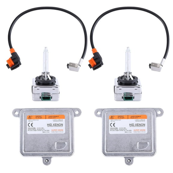Gsuatey 2PCS Xenon Ballast Control Unit  HID Bulb Wire Kit Compatible for Chevrolet Blazer Impala Malibu Suburban Tahoe