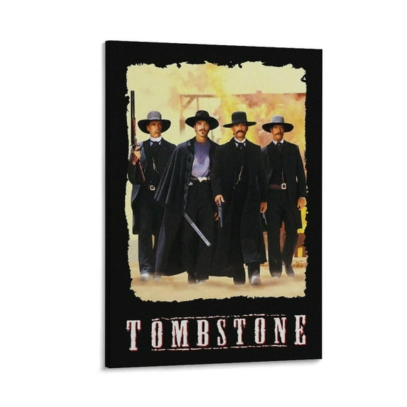 Tombstone Famous Western Movie Cover Poster 1 Gift Wall Decor Painting Poster Canvas Art Poster