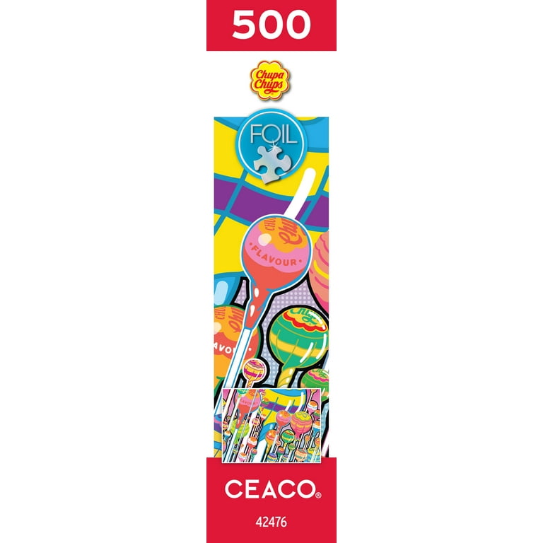 Ceaco Pop Lollipop 500-Piece Interlocking Jigsaw Puzzle for Adults