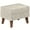 Beige, variant on Adjustable Ottoman Foot Rest, Modern Footstool With Storage For Living Room, Bedroom, Dorm