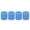 Blue-16mm, variant on 4-Piece High-temperature Silicone Spacers Hot Bed Leveling Column 3D Printer Accessories for CR10 CR10S Ender3
