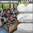 thumbnail image 6 of Uorisanigo RV Dinette Cushion Covers Replacement Sofa Seat Slipcovers Camper Must Haves RV Sofa Cover 2 Pack Flower Polynesian Tattoo Camper Accessories for Inside Cushion Slipcovers, 6 of 7
