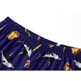 thumbnail image 5 of Beezizac Pajamas For Boys Fun Blue Shark Taco Short Sleeves & Pants 2-Piece PJs Set Big Kid Comfy Sleepwear Size 14, 5 of 7