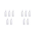 thumbnail image 4 of Vogacara 5 unids/lote, conveniente botella de plástico a presión, caja de botella de almacenamiento reutilizable, jarrones de gran capacidad, papel Blanco 50ml 2piezas Vogacara CBP496233, 4 of 5
