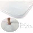 thumbnail image 6 of FMSHPON Ocean Turtle 4 Piece Bathroom Set Shower Curtain Bath Rug Contour Mat and Toilet Lid Cover, 6 of 8