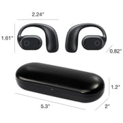 True Wireless Open Ear Bluetooth Earbuds with Rechargeable Case and Sweatproof Design