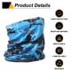 thumbnail image 4 of Uxcell 2pcs Gaiter de Cuello de Verano Unisex Máscara Facial de Protección Solar, Camo Sapphire, 4 of 7