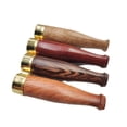 thumbnail image 1 of 4-Piece Reusable Wooden Cigarette Holder Set Handmade from Natural Wood with Metal Interface, 1 of 5