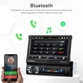 thumbnail image 5 of 7'' 1 Din Car Radio Mirror Link MP5 Player Car Stereo Wireless Carplay Android Auto Car Audio Electric Telescopic Screen Support USB/TF Card Bluetooth, 5 of 12