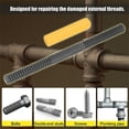 thumbnail image 4 of Restaurador de dientes de hilo con mango desmontable Herramienta de reparación de precisión reutilizable Restauración de mano Accesorios de archivo Taller de casa DIY AweSitey TO005739-00B, 4 of 7