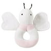 Burt's Bees Baby Toys Loop Be Rattle Blossom, White/Pink