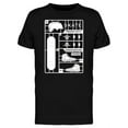 thumbnail image 1 of Skate Board Typography Sport
 T-Shirt Men -Image by Shutterstock, Male x-Large, 1 of 4