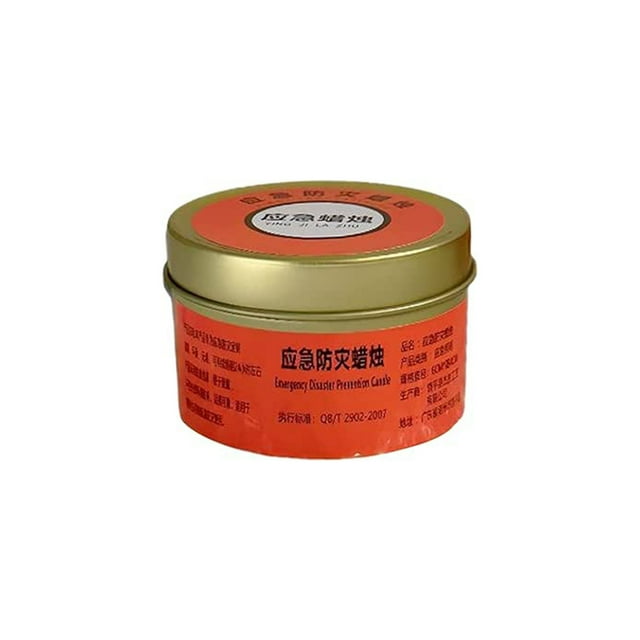 Uscallm Bougies Coupe-Vent Longue Durée 30 Heures Éclairage d'Urgence pour Pannes de Courant Camping Randonnée Maison Extérieur Multi-Usage