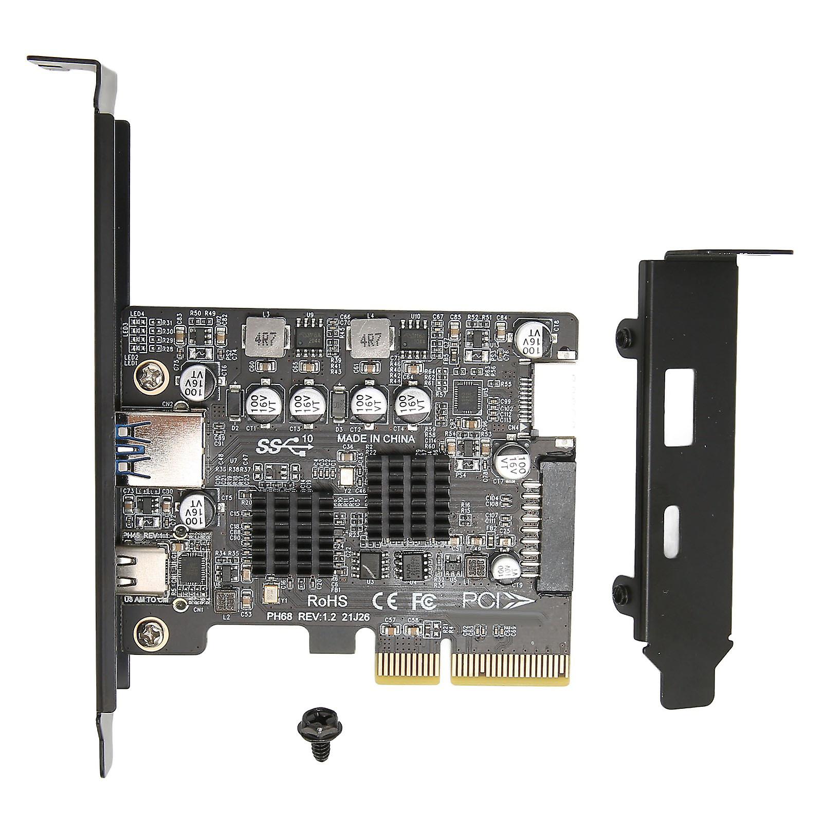 PCIE Card Computer PCIE 3.0 to USB3.0 10Gbps Transfer Rate PCIE Full ...
