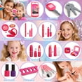 thumbnail image 4 of Kit de maquillaje simulado Woumserta, juguete con forma de sirena para niñas de 3 a 5 años, 4 of 7