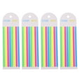 thumbnail image 1 of 4 Books of Long Note Strip Transparent Highlight Strips Portable Page Markers for Highlight, 1 of 8
