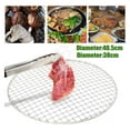 thumbnail image 2 of YfulYde Barbecue Grate 16 Inch Thickened Stainless Steel Charcoal Grate 40.5 Cm Diameter Round Grill Grate, 2 of 4