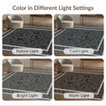 thumbnail image 7 of ODIKA 4'x6' Washable Area Rug Stain Resistant, Low Pile, Easy Care Snake Monochrome Centered Symmetry Balanced Geometric Serpent for Dorm Room, Small Living, 7 of 7