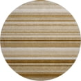 thumbnail image 2 of Addison Rugs Mayfield Washable Transitional Stripes Chocolate Round Rug, 8' x 8', 2 of 5