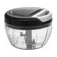 thumbnail image 2 of Manual Food Chopper Vegetable Cutter, Hand String Vegetable Chopper Onions Cutter for Vegetable Fruits Nuts BPA Free Food Safe Material, 400ml Black white, 2 of 4