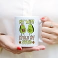 thumbnail image 3 of Coffee Mugs My Wife Stole My Seed Cute Married Couple Valentine Gifts for Husband Father's Day Papa Ceramic Tea Cup 11oz 15oz Christmas Mug, 3 of 7