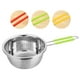 thumbnail image 1 of Colador de acero inoxidable de 20 cm con asa, fácil de limpiar y mantener, colador para verduras y frutas, recipiente para escurrir, recipiente para arroz con doble asa, 1 of 8