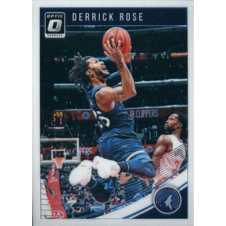 2018-19 Donruss Optic #125 Derrick Rose Minnesota Timberwolves Basketball (The Best Of Derrick Rose)