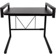 thumbnail image 2 of Microwave Stand, Expandable Kitchen Shelf for Microwave Oven Kitchen Storage Shelf 65cm Max Kitchen Furniture for Microwave and Oven Spice Jar Organizer Black, 2 of 5