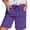 A1 Dark blue, variant on Women's Linen Shorts High Waisted Hot Pants With Pockets Women Pull On Shorts Solid Color Slacks Baggy Wide Leg Shorts Relaxed Fit Comfortable Lounge Linen Womens Shorts Brown XXL