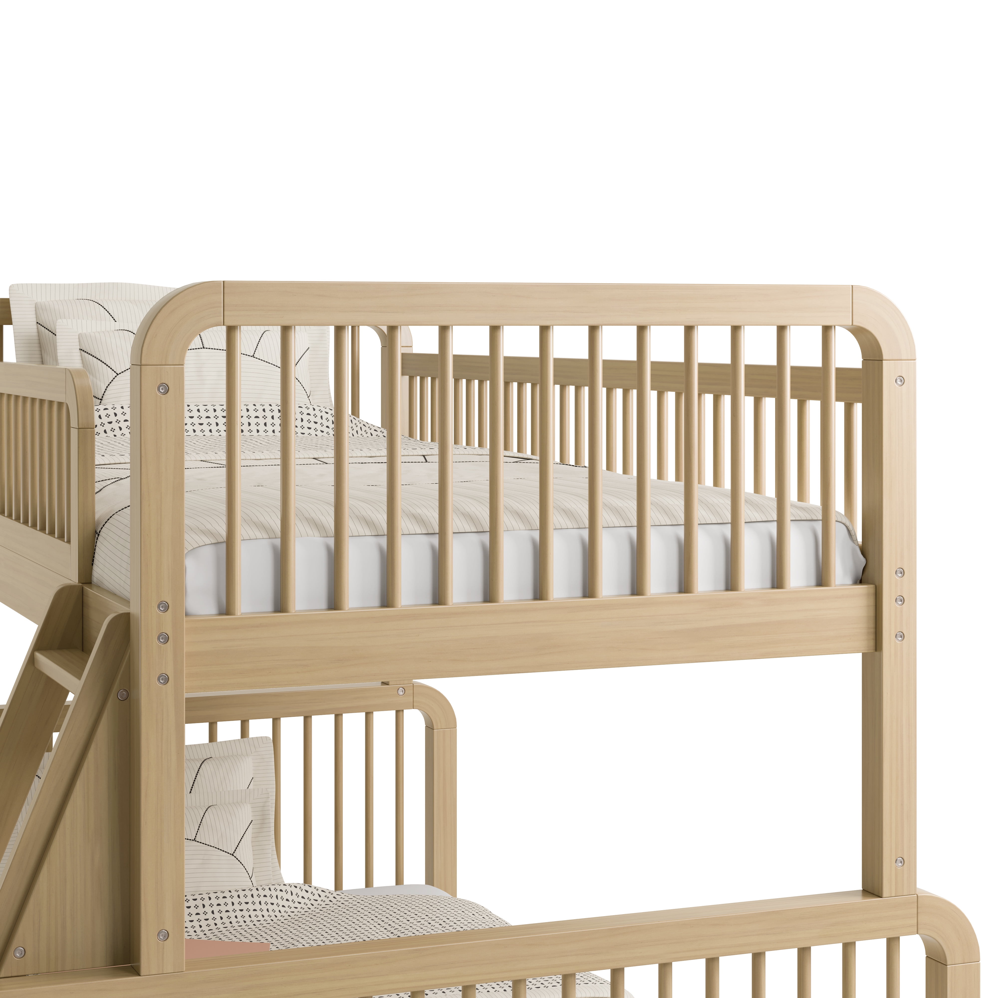 Storkcraft Pasadena Twin Over Full Bunk Bed, Driftwood