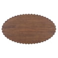 thumbnail image 4 of Bowery Hill Contemporary Oval Cocktail Table in Medium Brown Wood, 4 of 4