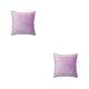 thumbnail image 4 of Advancent Funda de cojín de asiento Funda de almohada decorativa Luz Púrpura claro 50x50cm 2piezas, 4 of 6