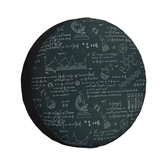 Rv Spare Tire Cover 14 inch - Chemical Tire Covers for Trailers, Adjustable Camper Spare Tire Cover