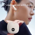 thumbnail image 4 of Earphone wireless, Hwkond Bluetooth Headphones 5.3 Wireless EarbudsNoise Reduction Bass Sports Earphones Microphone Stereo Headset, Beige, Up To 60% Off, 4 of 8
