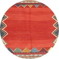 thumbnail image 1 of Ahgly Company Machine Washable Indoor Round Contemporary Copper Red Pink Area Rugs, 8' Round, 1 of 7