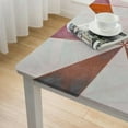thumbnail image 4 of nygtbtfer  Vinyl Table Cover Elastic Edged Pink Grid Pattern Tablecloths Heavy Duty Fitted forSquare Table  Oil-Proof Wipeable PVC Table Cloth white, 4 of 7