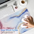 thumbnail image 4 of Gaming Mouse Pad, Desk Pad with Non-Slip Base Extended Large Mouse Pad XXL Keyboard Mouse Pad Desk Mat On Top of Desks for Work, Game, Office, Home - Pink Blue Marble (35.4x15.7 in), 4 of 5