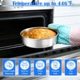 thumbnail image 6 of Walchoice Round Cake Pan Set of 3, 4/6/8 Inch Stainless Steel Baking Pans for Tier Smash Cake, Non-Toxic & Dishwasher, 6 of 7