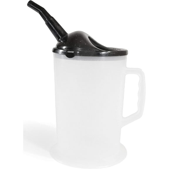 WirthCo 94046 Funnel king Heavy Duty Graduated Measuring Container with Spout - 4.5 Quart Capacity