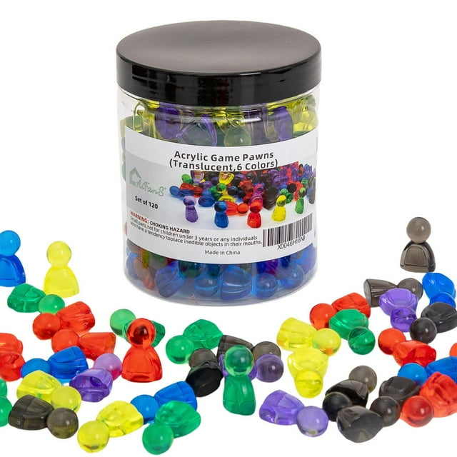 Game Pawns AiFans 120 piezas con caja portátil translúcida